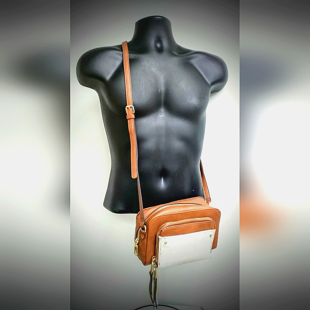 NWT Time and Tru brown crossbody bag